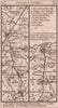 Lechlade - Fairford - Cirencester - Gloucester road strip map PATERSON 1803
