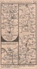 Preston. Yeovil-Montacute-Ilminster-Taunton road strip map PATERSON 1803