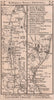 Linton-Haddington-Musselburgh-Edinburgh-Leith road strip map PATERSON 1803