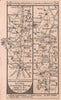 Boroughbridge-Ripon-Bedale-Catterick-Richmond road strip map PATERSON 1803