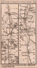 Greta Bridge-Barnard Castle-Bowes-Warcop road strip map PATERSON 1803 old