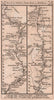 Hawick - Selkirk - Heriot - Middleton road strip map PATERSON 1803 old