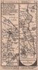 Dalkeith-Edinburgh-Leith-Queensferry road strip map PATERSON 1803 old