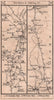 New Malton - Pickering - Sleights road strip map PATERSON 1803 old antique