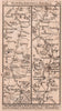 Mansfield - Bolsover - Rotherham - Barnsley road strip map PATERSON 1803