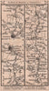 Sheffield - Ecclesfield - Barnsley - Wakefield road strip map PATERSON 1803