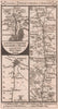Norwich. West Ham-Romford-Brentwood-Billericay road strip map PATERSON 1803