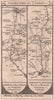 Newmarket-Bury St. Edmunds. Colchester-Bergholt road strip map PATERSON 1803