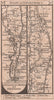 Newcastle-upon-Tyne - Hexham - Haydon Bridge road strip map PATERSON 1803