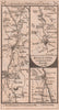Cockermouth-Workington-Whitehaven. Beverley road strip map PATERSON 1803