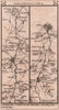 Morley - Leeds - Tadcaster - York road strip map PATERSON 1803 old antique