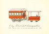 San Francisco cable car. Clay Street Hill dummy and car 1873-1891. 1950 print