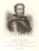 John III Sobieski, King of Poland & Grand Duke of Lithuania 1839 old print