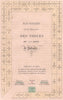 Plan of the members of the Polish Sjem Diet Parliament. Poland 1839 old print