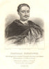 Stanislaus Poniatowski. Poland 1839 old antique vintage print picture