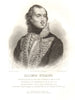Kazimierz Pulaski. Casimir. Bar Confederation 1839 old antique print picture