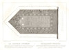 The Ottoman flag; Choragiew Turecka 1839 old antique vintage print picture