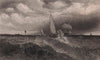 Baltic coast of Poland. Brzegi morza Baltyckiego 1839 old antique print