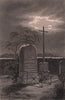 Tomb of Klaudyna/Claudine Potocka. Grobowiec Klaudyi Potockiey 1839 old print
