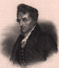 Joachim Lelewel, Polish Historian and Archaeologist 1839 old antique print