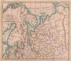 Northern Part of Russia in Europe. Russia. PAYNE 1798 old antique map chart