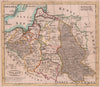 Poland as divided. Poland. PAYNE 1798 old antique vintage map plan chart