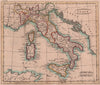 Italy. PAYNE 1798 old antique vintage map plan chart