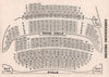 AMBASSADORS THEATRE vintage seating plan. London West End 1937 old print