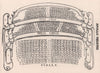 APOLLO THEATRE vintage seating plan. London West End 1937 old vintage print