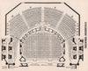 COLOSSEUM THEATRE vintage seating plan Stalls Royal Circle London West End 1937