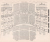 DRURY LANE THEATRE vintage seating plan. London West End. Theatre Royal 1937