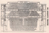 HIS MAJESTY'S THEATRE vintage seating plan. London West End. Her Majesty's 1937