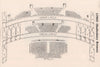 LYRIC THEATRE SHAFTESBURY AVENUE vintage seating plan. London West End 1937