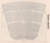 PHOENIX THEATRE vintage seating plan. London West End 1937 old vintage print