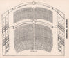 PRINCE'S (NOW SHAFTESBURY) THEATRE vintage seating plan. London West End 1937