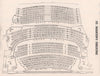 ST. MARTIN'S THEATRE vintage seating plan. London West End 1937 old print