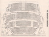 ST. MARTIN'S THEATRE vintage seating plan. London West End 1937 old print
