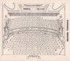 WINDMILL THEATRE (later INTERNATIONAL) vintage seating plan. Soho, London 1937