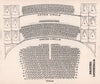 WYNDHAM'S THEATRE vintage seating plan. London West End 1937 old vintage print
