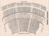 CARLTON CINEMA now EMPIRE HAYMARKET vintage seating plan. London 1937 print