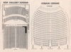 NEW GALLERY KINEMA Regent St. CURZON CINEMA Mayfair vintage seating plans 1937