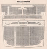 PLAZA CINEMA now VUE PICCADILLY Lower Regent Street vintage seating plan 1937