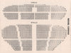 REGAL CINEMA vintage seating plan. London. now Odeon Marble Arch 1937 print
