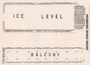 RICHMOND SPORTS DROME ICE SKATING RINK vintage seating plan. London 1937 print