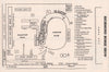 ROYAL RICHMOND HORSE SHOW vintage plan. Old Deer Park. London. Stopped 1967 1937