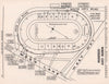 WHITE CITY STADIUM vintage seating plan. 1908 Olympics venue. London 1937
