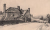 The Crown Inn, Penn. Chilterns. Buckinghamshire 1929 old vintage print picture