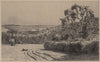 Hughenden from Downley Common. Chilterns. Buckinghamshire 1929 old print