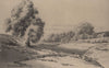 Great Hampden Common. Chilterns. Buckinghamshire 1929 old vintage print