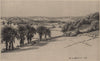 Above Medmenham. Chilterns. Buckinghamshire 1929 old vintage print picture